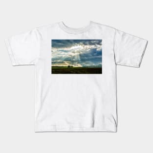 Morning cloud(s) over the Swabian Hills Kids T-Shirt